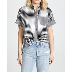 Madewell gingham top